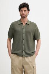 Tommy Hilfiger pamut ing galléros, zöld, relaxed, MW0MW39530 - zöld XL