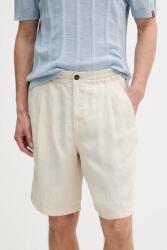 United Colors of Benetton vászon rövidnadrág - bézs 48 - answear - 17 490 Ft