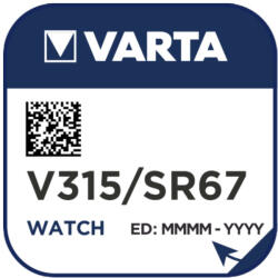 VARTA V315 SR716SW 1, 55V Ezüst Oxid óraelem (Varta-V315)