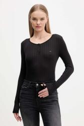 Tommy Hilfiger hosszú ujjú fekete, DW0DW21575 - fekete XS