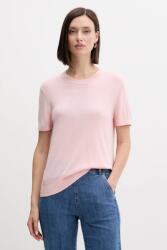 Benetton selyem póló - rózsaszín XS