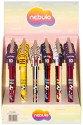 Nebulo Zseléstoll radírozható, nyomógombos, mezek, 36 db/display Nebulo (DT-MEZ) - mystock