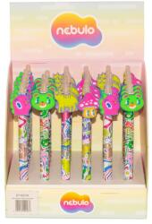 Nebulo Zseléstoll radírozható, nyomógombos, mushroom forest, 36 db/display Nebulo (DT-NEON) - mystock
