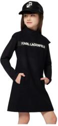 Karl Lagerfeld gyerek ruha gyapjúkeverékből - fekete 126