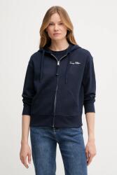 Tommy Hilfiger felső sötétkék, sima, kapucnis, WW0WW45742 - sötétkék M