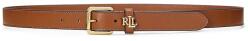 Lauren Ralph Lauren bőr öv barna, női, 412968763 - barna M