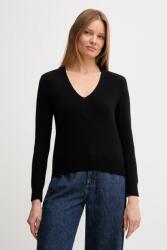 Benetton gyapjú pulóver - fekete XL - answear - 22 990 Ft