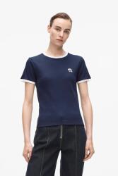 Karl Lagerfeld t-shirt sötétkék, A4W17097 - sötétkék XS