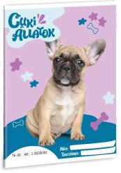 Ars Una Füzet vonalas ARS UNA A/5 32 lapos 16-32 2. osztályos Cuki-Francia bulldog (53594266)