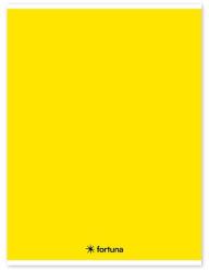 Fortuna Füzet vonalas FORTUNA Monocolor A/4 32 lapos 81-32 sárga (01.02098) - tonerpiac