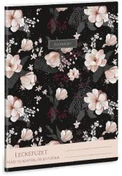 Ars Una Leckefüzet ARS UNA A/5 32 lapos Flowery black (50843749) - tonerpiac