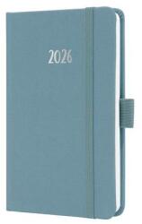 Sigel Naptár, A6, heti, 2026, dombornyomott borító, SIGEL "Jolie", kobalt kék (J6400) - tonerpiac