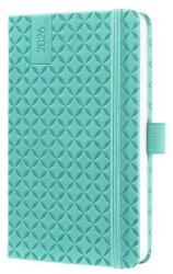 Sigel Naptár, A6, heti, 2026, kemény borító, SIGEL "Jolie", aqua zöld (J6102) - tonerpiac