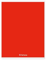 Fortuna Füzet vonalas FORTUNA Monocolor A/4 32 lapos 81-32 piros (01.02093) - tonerpiac