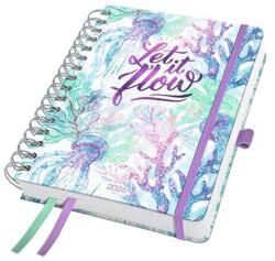 Sigel Naptár, spirál, A5, heti, 2026, kemény borító, SIGEL "Jolie", Let it flow (J6604) - tonerpiac