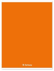 Fortuna Füzet vonalas FORTUNA Monocolor A/4 32 lapos 81-32 narancssárga (01.02099) - tonerpiac