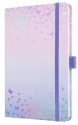 Sigel Naptár, A5, heti, 2026, kemény borító, SIGEL "Jolie", Butterfly Confetti Candy (J6347) - tonerpiac