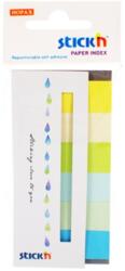 STICK'N Stick index hartie color 45 x 15 mm, 6 culori neon si pastel, STICK'N (HO-21596)