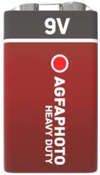 AgfaPhoto Elem, 9V, 1 db, féltartós (szén-cink), zsugor, AGFAPHOTO "Heavy Duty (APF9VS) - tonerpiac