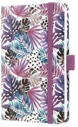 Sigel Naptár, A6, heti, 2026, kemény borító, SIGEL "Jolie", Violet Jungle Fever (J6354) - tonerpiac