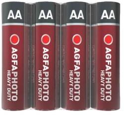 AgfaPhoto Elem, AA, 4 db, féltartós (szén-cink), zsugor, AGFAPHOTO "Heavy Duty (APFAAS4) - tonerpiac