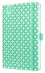 Sigel Naptár, A6, heti, 2026, kemény borító, SIGEL "Jolie", menta zöld (J6126) - tonerpiac