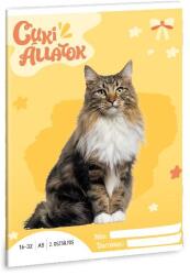 Ars Una Füzet vonalas ARS UNA A/5 32 lapos 16-32 2. osztályos Cuki-Norvég erdei macska (53594297) - tonerpiac