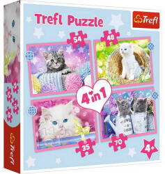 Trefl Puzzle 4in1 Fun Cats (34396) (34396)