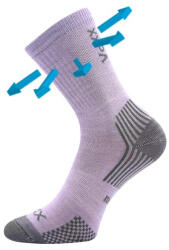 Voxx Gyermek gyenge merinó zokni OPTIMALIK ezüst ionokkal LIGHT PURPLE (3 pár) 35-38 125872 (125872)