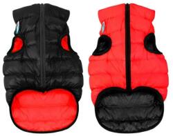  AiryVest Kifordítható Kutyakabát - Fekete-Piros (M 45)