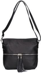 Rea Moda Olasz bőr 62255 fekete női oldaltáska