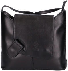  Olasz bőr 12355 fekete táska