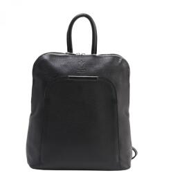 Rea Moda Olasz bőr 5602 fekete női hátizsák