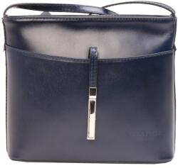 Rea Moda Olasz bőr 5085 Bis kék kisebb női válltáska