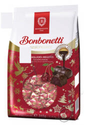 Bonbonetti étcsokoládéba mártott zselés meggy szaloncukor (Konzum) 280g - vitalino