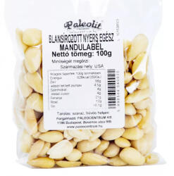 PaleoCentrum Kft Paleolit Mandulabél blansírozott 100g nyers, egész