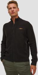 Aeronautica Militare Pulover Negru Cu Lână Pentru Bărbați Aeronautica Militare - sportofino - 755,00 RON