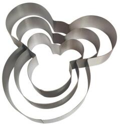 ENGER egeres 3 részes torta forma, rozsdamentes (5999036111024)