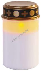 EMOS LED temetői mécses, 12, 5 cm, kültéri és beltéri, vintage, időzítős - Kiárusítás!