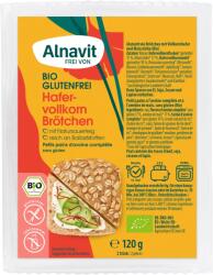 Alnavit Bio teljes kiőrlésű zabpelyhes zsemle - 120 g