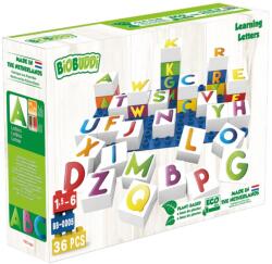 BiOBUDDi BB-0005 | bio építőjáték alaplappal | Tanulás - betűk - 100% kompatibilis minden más kedvelt márkával