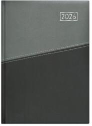TopTimer Naptár, tervező, A5, napi, TOPTIMER Duplex , antracit-szürke (26C021D-053)