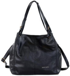 Pierre Cardin női táska fekete nagyméretű ecobőr (en-8111-black)