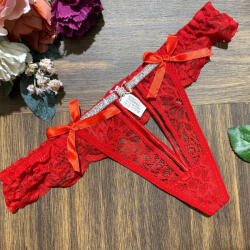 INEZ csipkés Y-tanga - szexi, rugalmas (1684A)