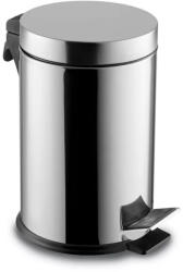 Dayco Metal Rozsdamentes acél pedálos szemetes, kivehető műanyag vödörrel, 30L, fényes - shopbazis