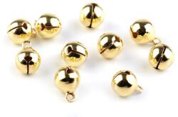 Fashion Csengettyű karácsonyi dekorációkhoz, Ø10mm, 10db, 060584, arany
