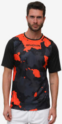 Givova SHIRT ARMY INTERLOCK dressz fekete-narancs S