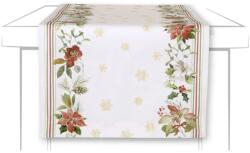 Ihr POINSETTIA BOUQUET asztali futó 45x150cm, Krém (STR1087360)