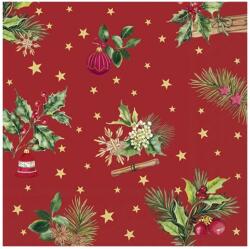 Ihr CHRISTMAS ELEMENTS papírszalvéta csomag 33x33cm, Piros (L1096110)