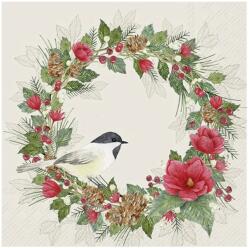 Ihr CHRISTMAS JOY papírszalvéta csomag 33x33cm, Krém (L1059760)